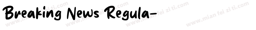 Breaking News Regula字体转换